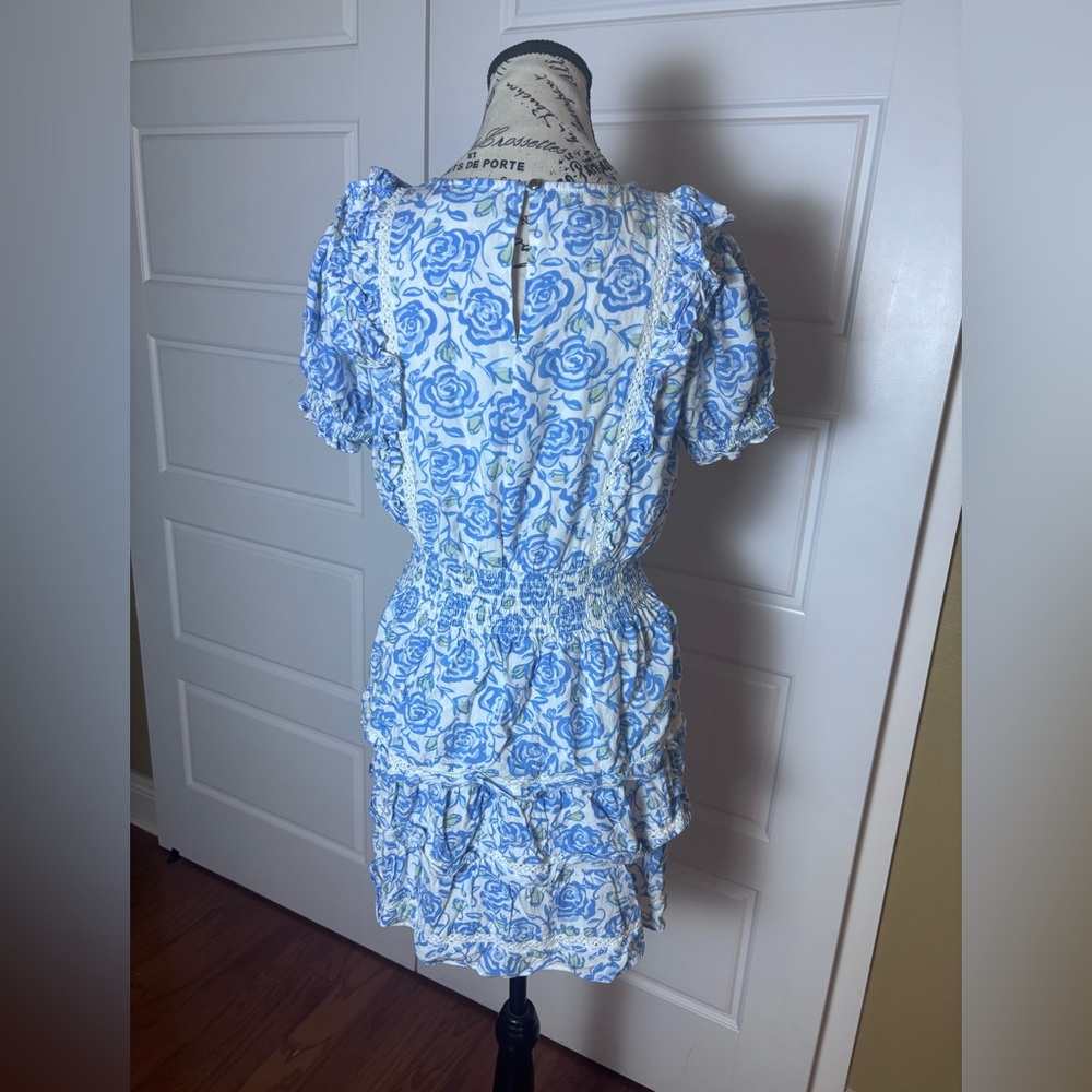 Sail To Sable Lately Flutter Sleeve Ruffles Mini Dress - Picture 4 of 6